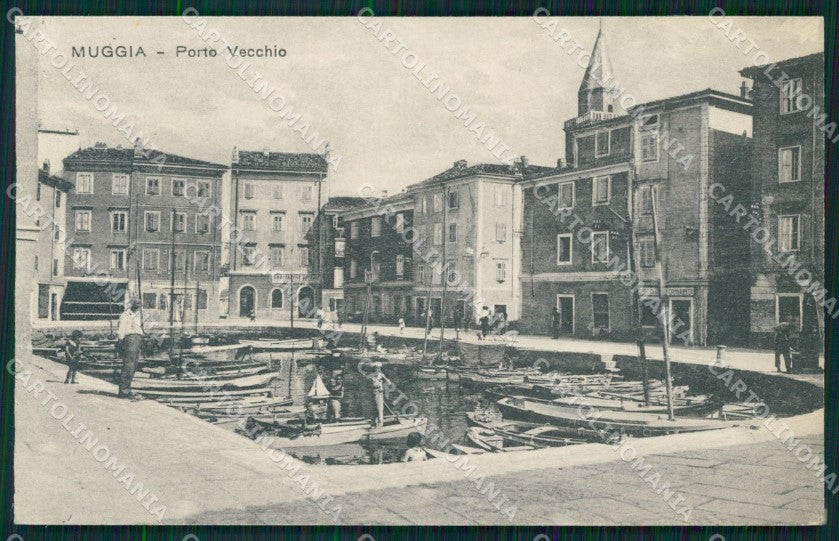 Trieste Muggia Porto Vecchio cartolina QZ9074 – fronte