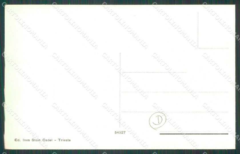 Trieste Muggia Porto Vecchio cartolina QZ9074 – retro