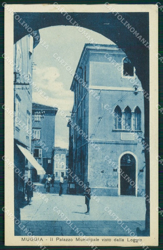 Trieste Muggia Municipio cartolina QZ9078 – fronte
