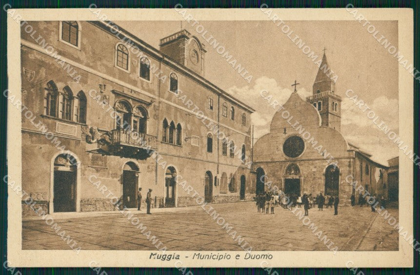 Trieste Muggia Municipio cartolina QZ9085 – fronte