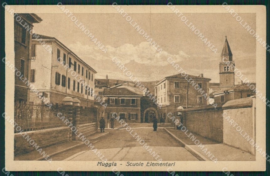 Trieste Muggia Scuole FORO cartolina QZ9086 – fronte