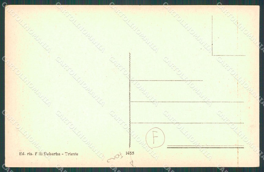 Trieste Muggia Scuole FORO cartolina QZ9086 – retro