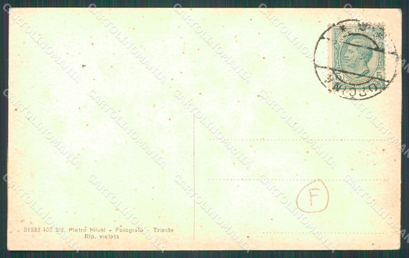 Trieste Poggioreale Elettrovia Trieste Opicina cartolina QZ9100 – retro