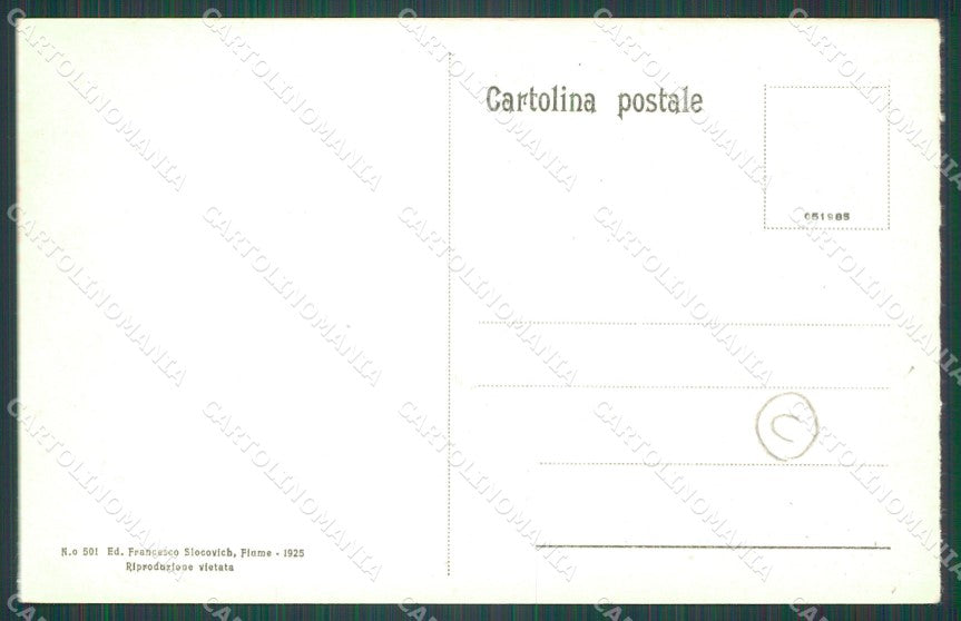 Croazia Abbazia Barche cartolina QZ9110 – retro