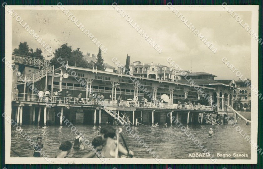 Croazia Abbazia Foto cartolina QZ9127 – fronte