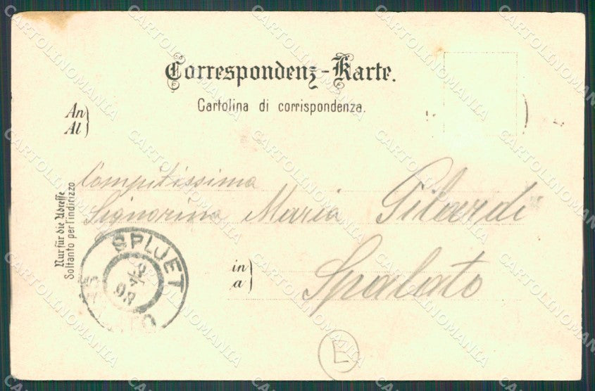 Croazia Abbazia Volosca Barca PIEGA ABRASA cartolina QZ9128 – retro
