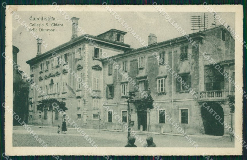 Slovenia Capodistria Collegio Santa Chiara cartolina QZ9135 – fronte