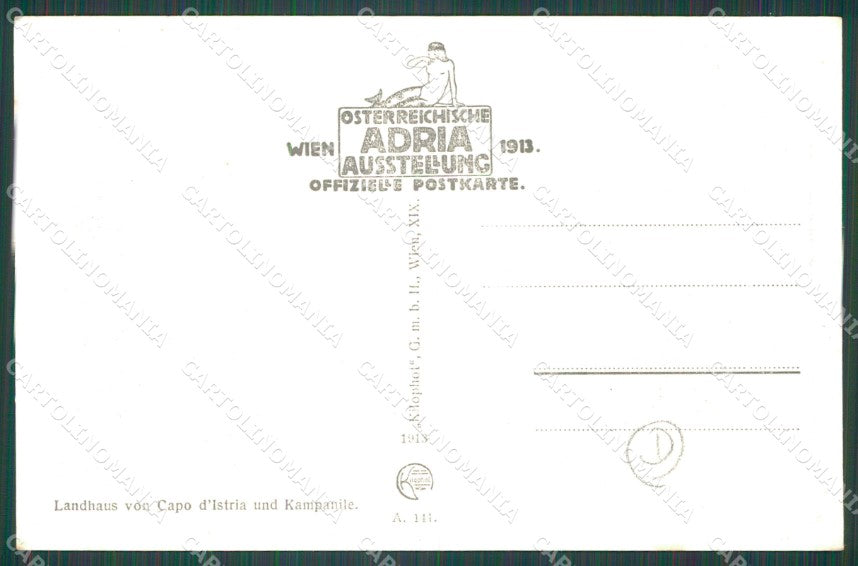 Slovenia Capodistria cartolina QZ9139 – retro