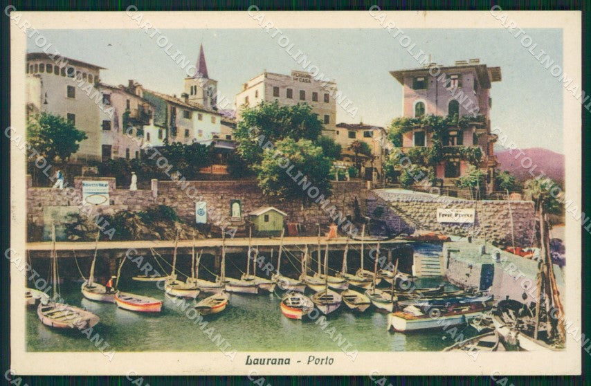 Croazia Laurana Barche cartolina QZ9148 – fronte