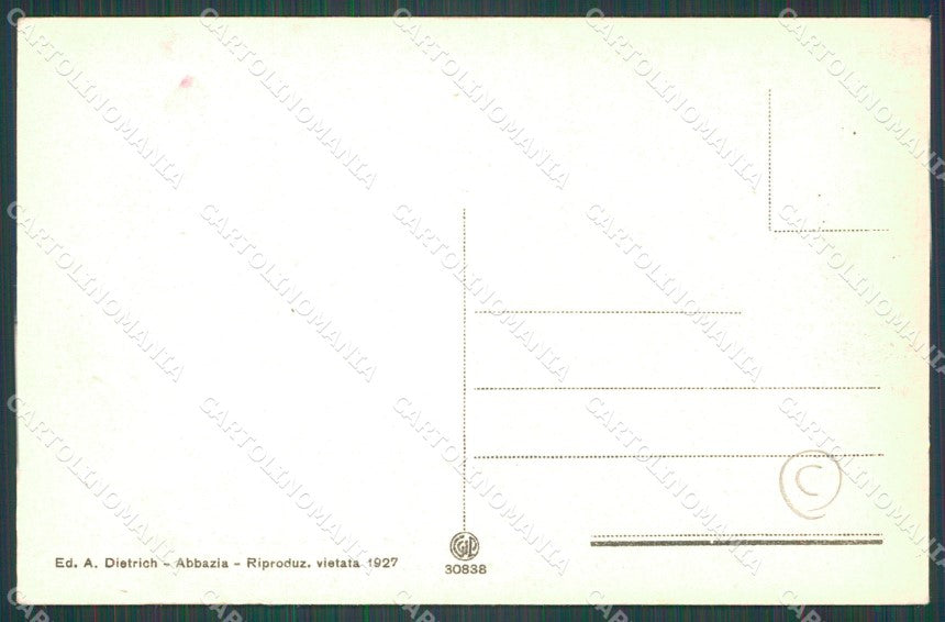 Croazia Laurana Barche cartolina QZ9161 – retro