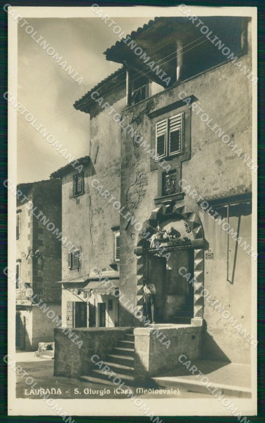 Croazia Laurana Foto cartolina QZ9163 – fronte