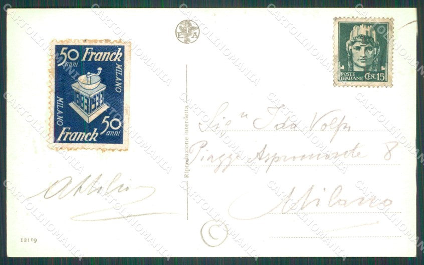 Croazia Laurana Foto cartolina QZ9163 – retro