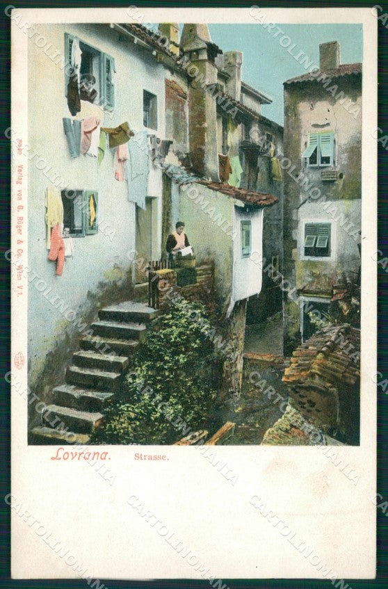 Croazia Laurana cartolina QZ9164 – fronte