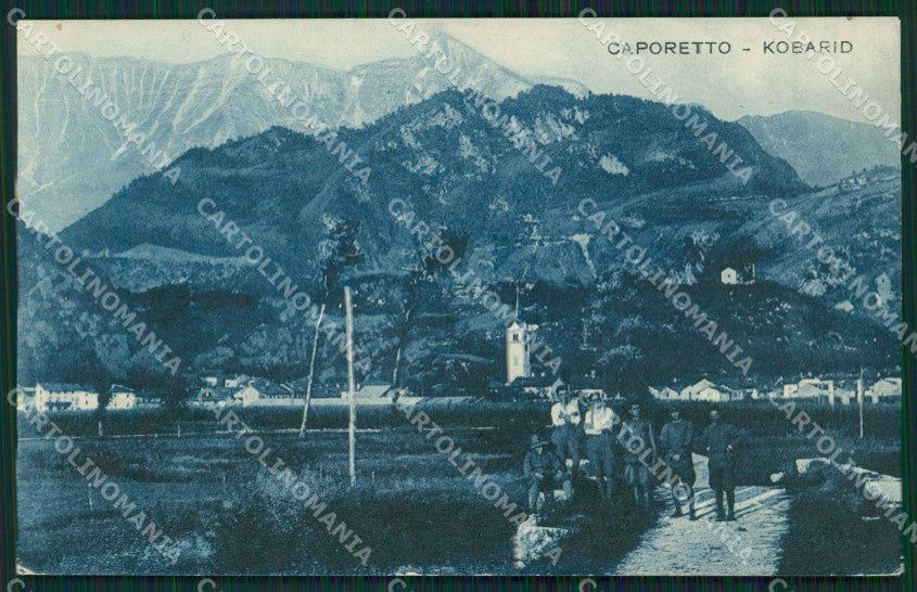 Slovenia Caporetto cartolina QZ9168 – fronte