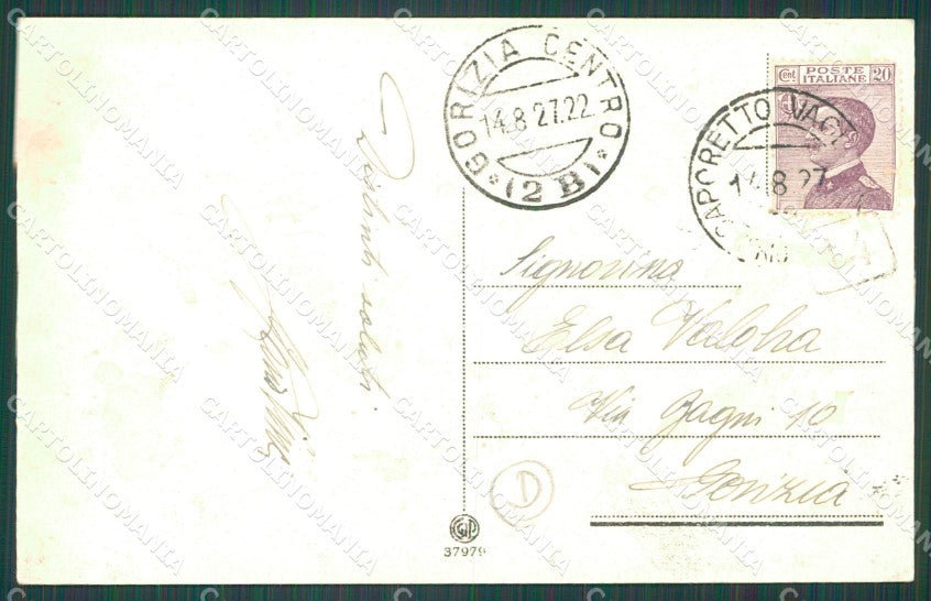 Slovenia Caporetto cartolina QZ9168 – retro