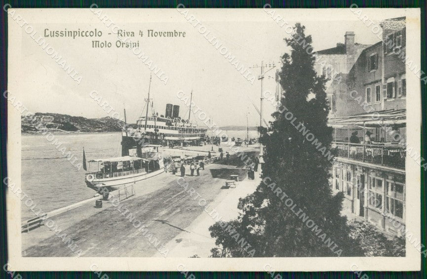 Croazia Lussinpiccolo Nave cartolina QZ9191 – fronte