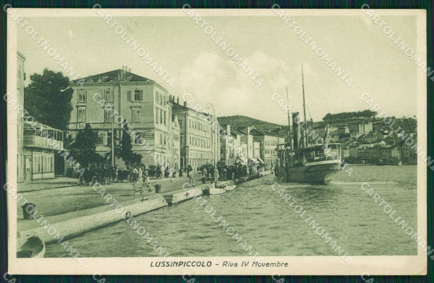 Croazia Lussinpiccolo Nave cartolina QZ9192 – fronte