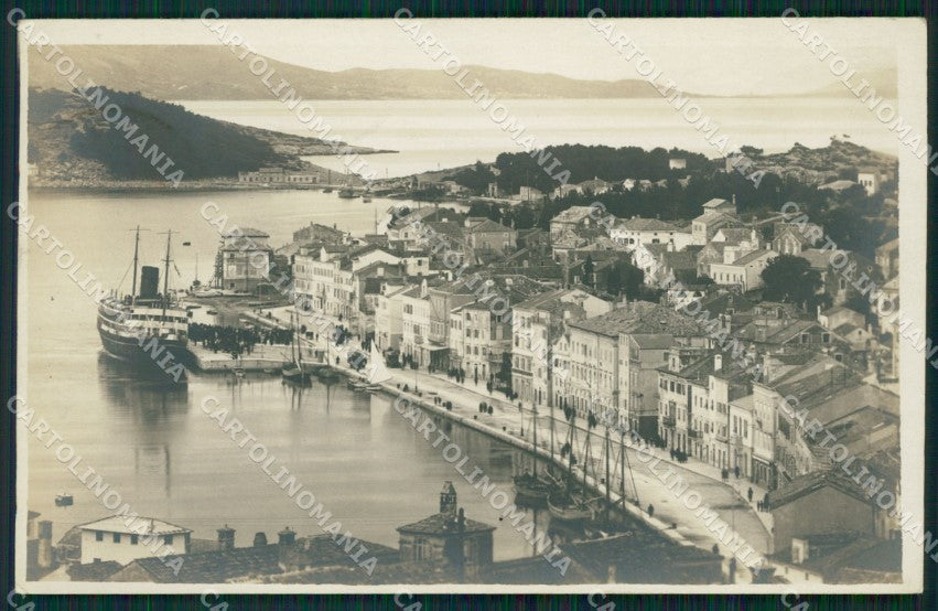 Croazia Lussinpiccolo Nave Foto cartolina QZ9195 – fronte