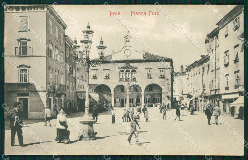 Croazia Pola ABRASA cartolina QZ9198 – fronte