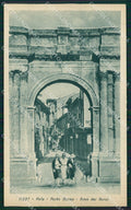Croazia Pola Porta Aurea PIEGHINA cartolina QZ9210 – fronte