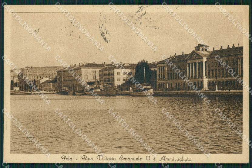 Croazia Pola Ammiragliato cartolina QZ9213 – fronte
