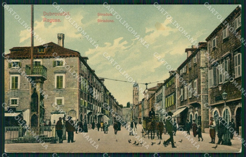 Croazia Dubrovacki Ragusa cartolina QZ9252 – fronte