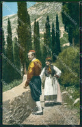 Croazia Dubrovacki Ragusa Costumi cartolina QZ9255 – fronte