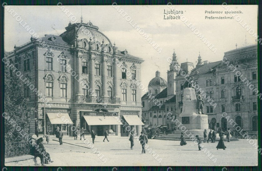 Slovenia Ljubjana Lubiana cartolina QZ9261 – fronte