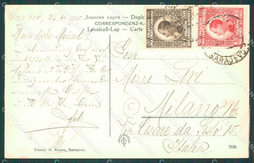 Bosnia Erzegovina Sarajevo cartolina QZ9263 – retro