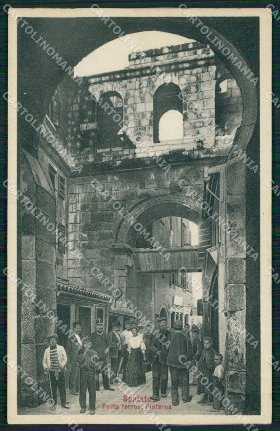 Croazia Spalato Porta Terrea Foto cartolina QZ9277 – fronte