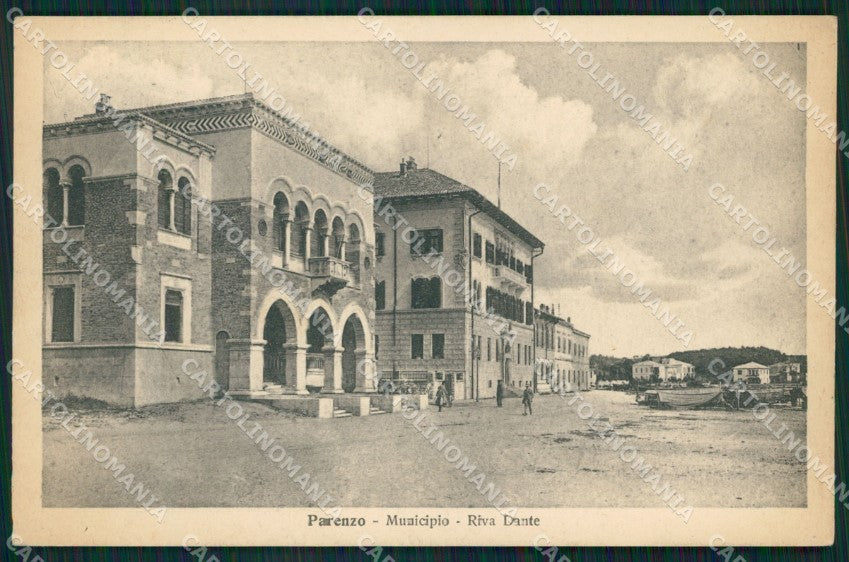 Croazia Parenzo Municipio FORO cartolina QZ9283 – fronte
