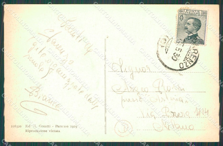 Croazia Parenzo Municipio FORO cartolina QZ9283 – retro