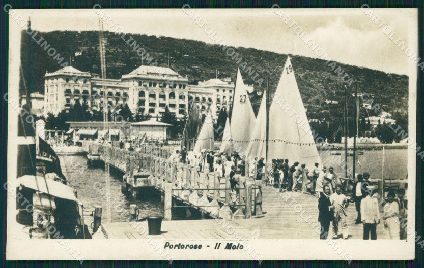 Slovenia Pirano Portorose Foto cartolina QZ9286 – fronte