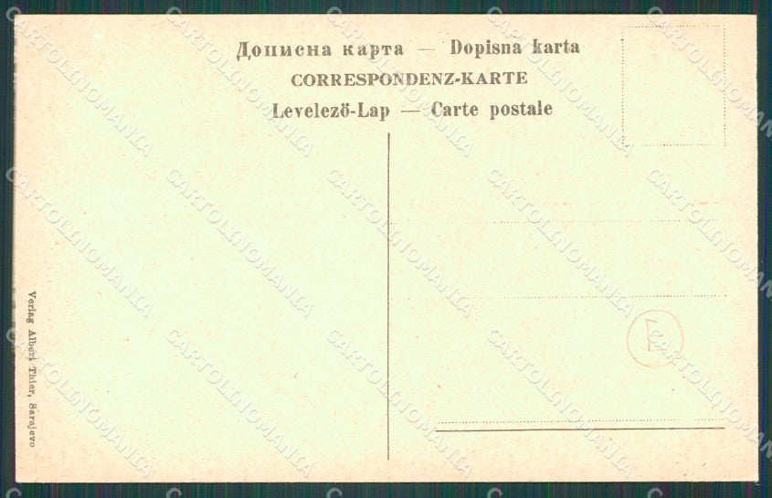 Bosnia Erzegovina Sarajevo Mercato cartolina QZ9289 – retro