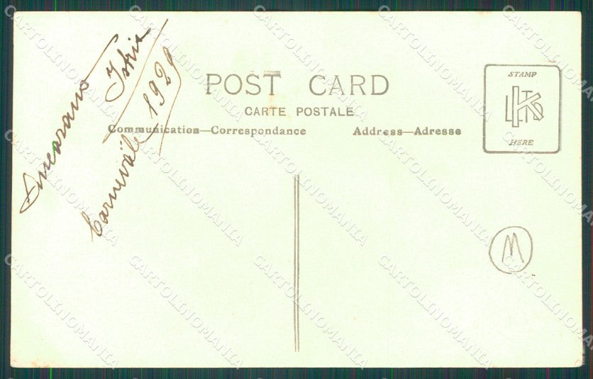 Slovenia Ancarano Carnevale 1929 Ankaran Foto cartolina QZ9308 – retro