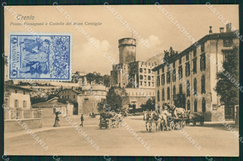 Trento Città Carretti cartolina QZ9313 – fronte
