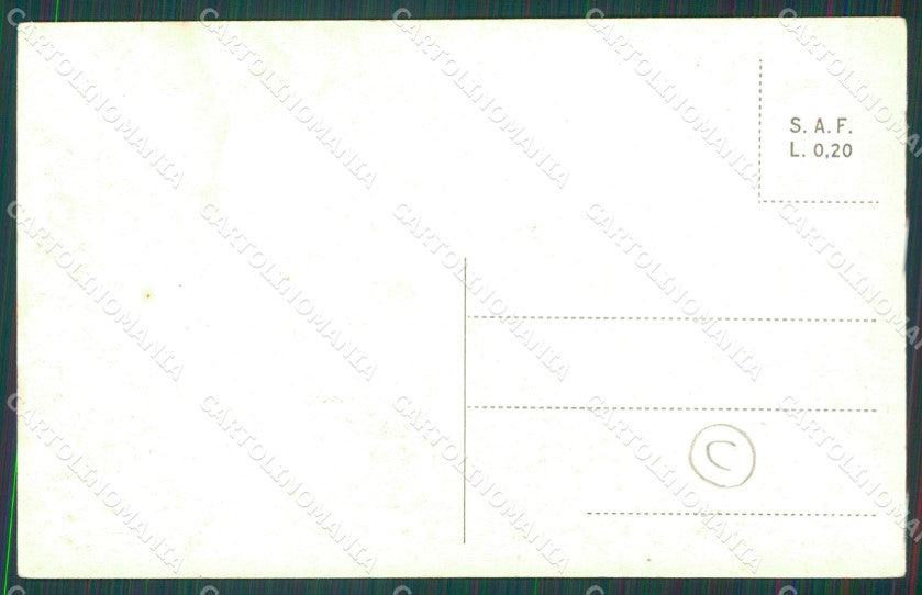 Trento Città RIFILATA ABRASA cartolina QZ9319 – retro