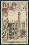 Trento Città Palazzo Pretorio Torre Grande cartolina QZ9323 – fronte