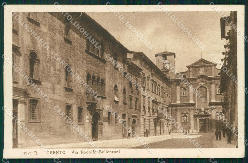 Trento Città PIEGHINE cartolina QZ9329 – fronte
