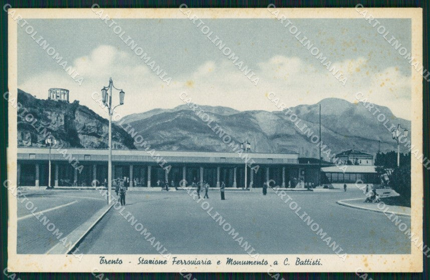 Trento Città Stazione cartolina QZ9336 – fronte