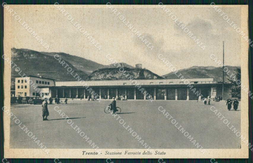 Trento Città Stazione cartolina QZ9338 – fronte