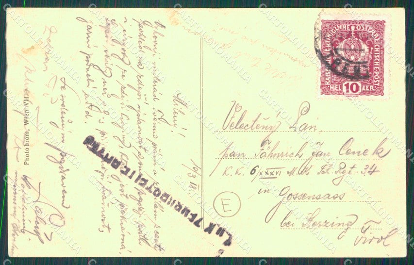 Trento Città cartolina QZ9344 – retro