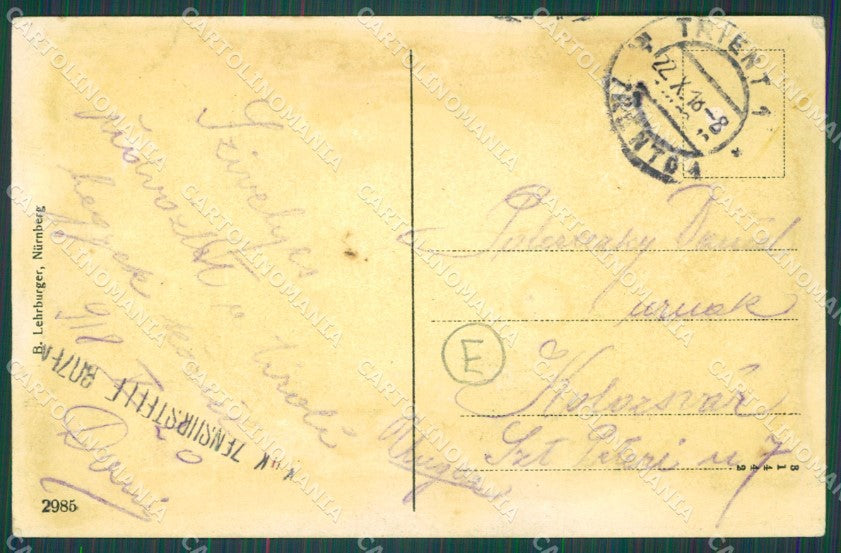 Trento Città COLLA cartolina QZ9353 – retro