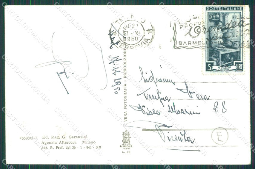 Trento Città Auto Foto cartolina QZ9364 – retro