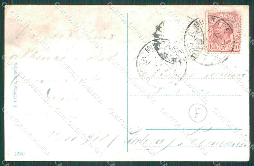 Trento Città ABRASA TRACCE UMIDO cartolina QZ9372 – retro
