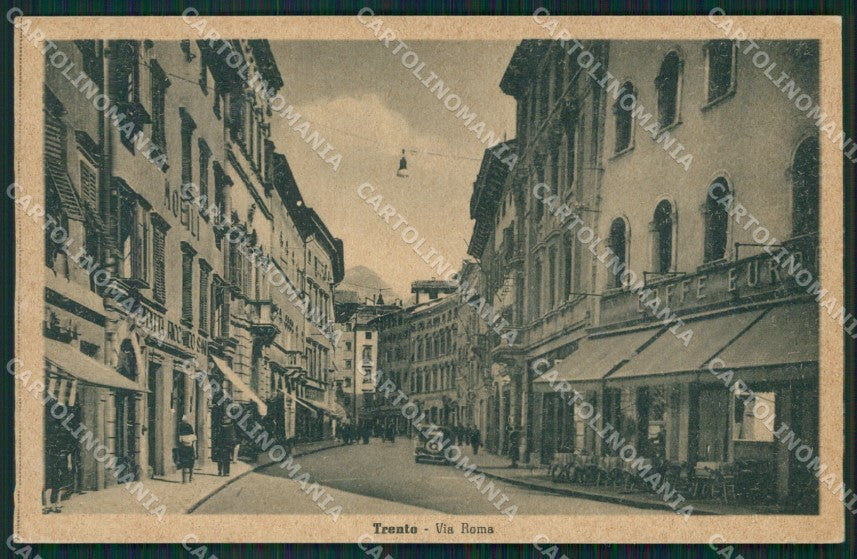 Trento Città Auto cartolina QZ9373 – fronte