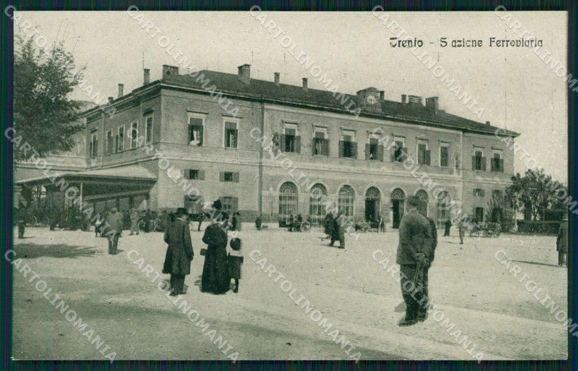 Trento Città Stazione cartolina QZ9374 – fronte