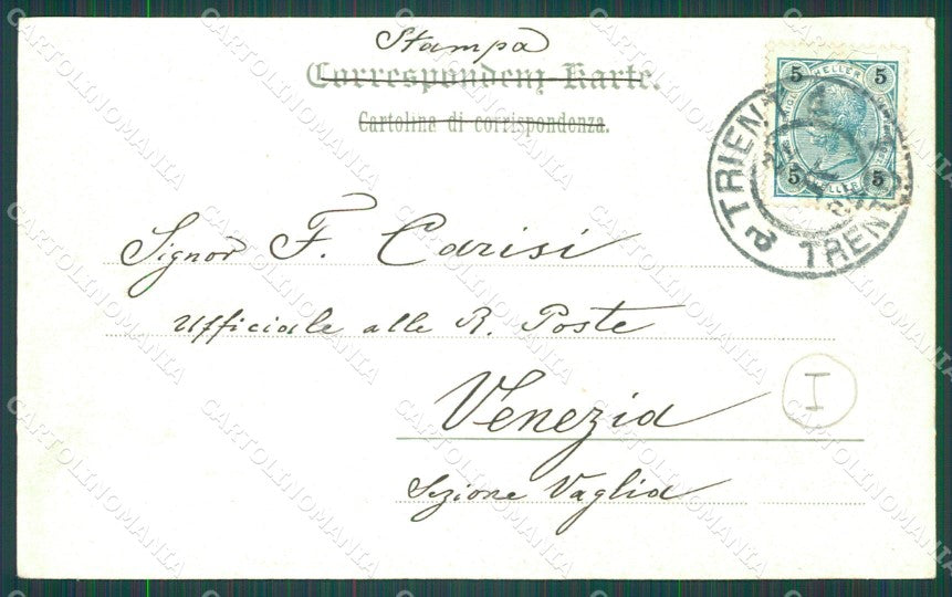 Trento Città cartolina QZ9388 – retro