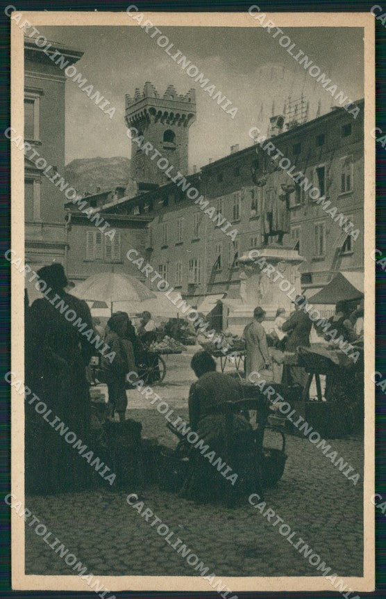 Trento Città Mercato cartolina QZ9403 – fronte