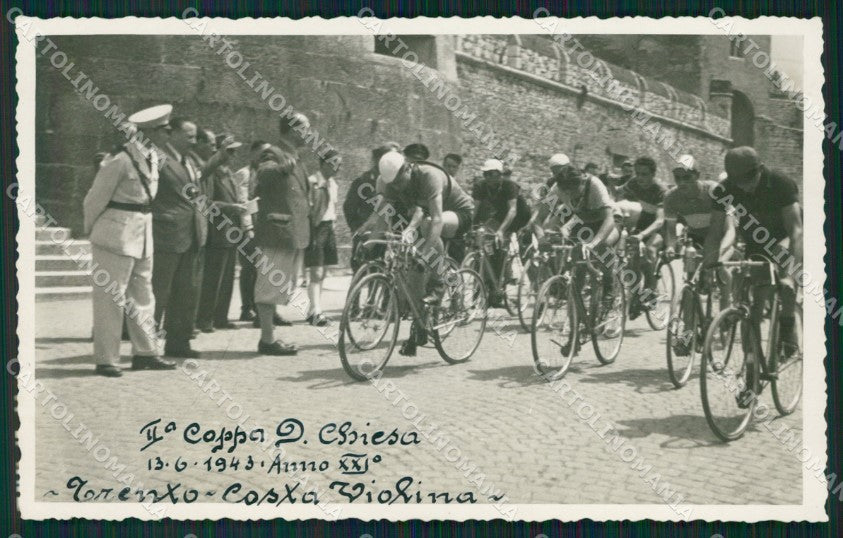 Trento Costa Violina Ciclismo Coppa Chiesa Foto cartolina QZ9411 – fronte